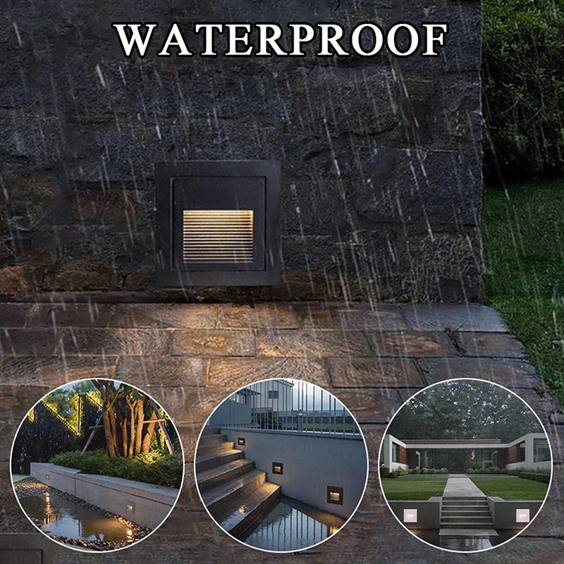 【CCA】3W LED Водонепроницаемый  – обзор и цена Outdoor Lighting For Steps
