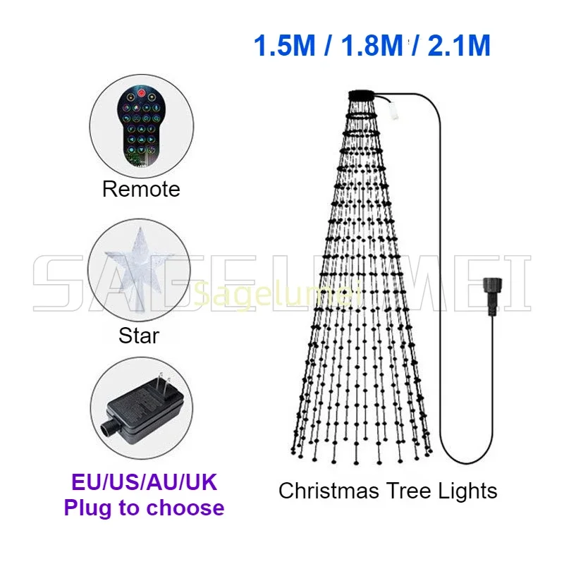 RGBIC 400 светодиодов, рождест – обзор и цена Outdoor Lighting Uk