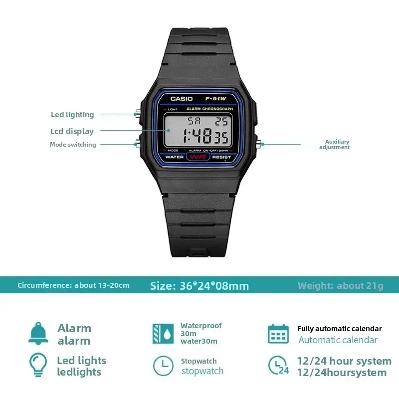 Casio F-91W-1 Модные ретро-час – обзор и цена Outdoor Lighting For Steps