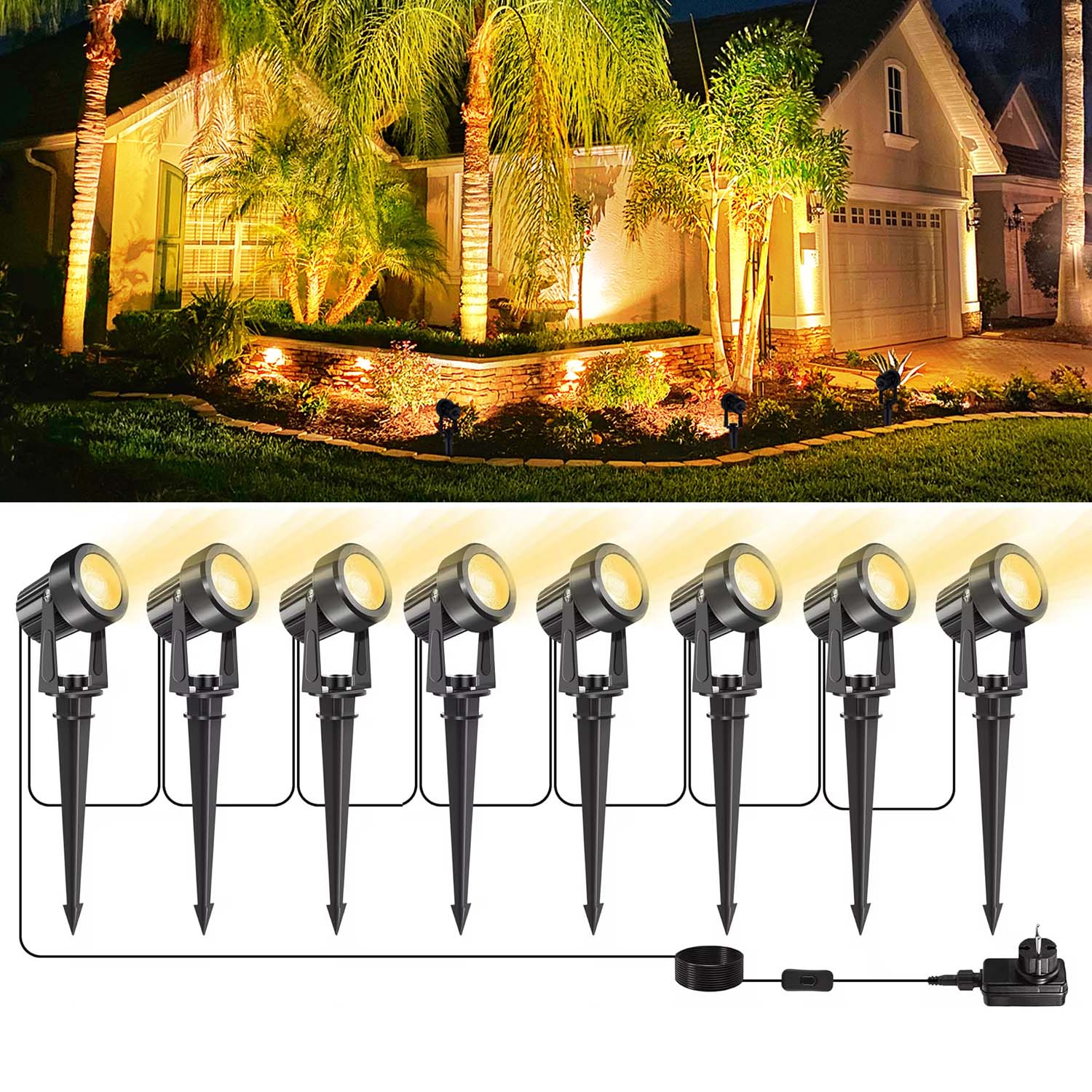 4/6/8LEDS 3000K уличный прожек – обзор и цена Outdoor Lighting Uk