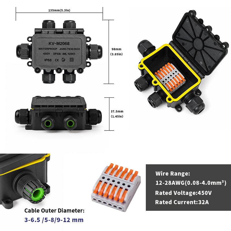 Водонепроницаемая соединительн – обзор и цена Outdoor Lighting Junction